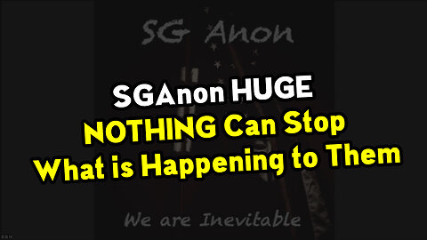 SGAnon 01.12.2023 - NOTHING Can Stop What is Happening to THEM.