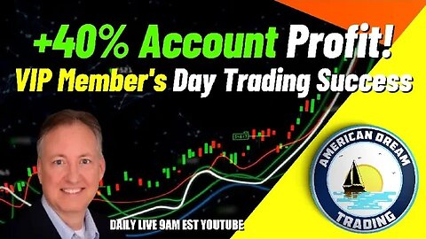 From Trades To Profits - VIP Member's +40% Account Profit In The Stock Market