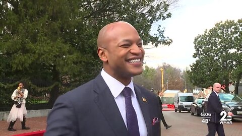 Gov. Hogan welcomed governor-elect Wes Moore to governor's house