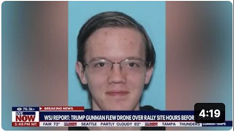 Trump Supposed Gunman/Patsy Flew Drones over Rally Site