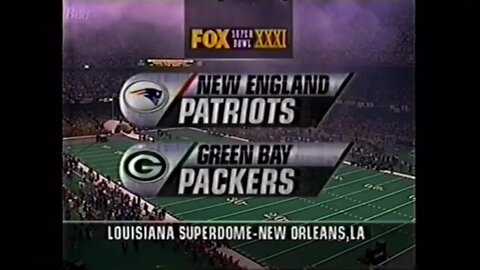 1997-01-26 Super Bowl XXXI New England Patriots vs Green Bay Packers