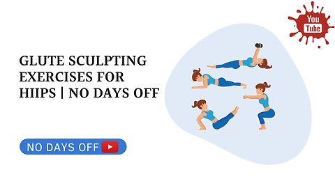 GLUTE SCULPTING EXERCISES FOR HIIPS | NO DAYS OFF