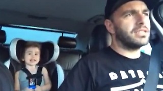 Dad And Daughter Sing 'Let It Go' Remix In The Car