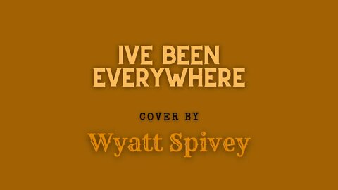 Johnny Cash - Cover by Wyatt Spivey