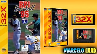 RBI Baseball '95 - Sega 32x (Demo 1 Minute)