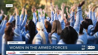 Women in the armed forces face challenges connecting