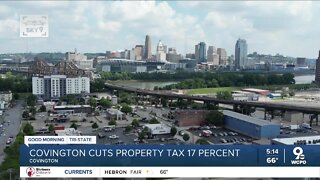 Covington cuts property tax 17%