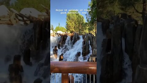 Grizzly Peak Recreation Area is perfect! #californiaadventure #dca #grizzlypeak #waterfall
