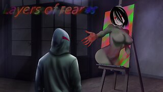 getting hit with a chair (Layers Of Fear) 5