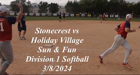 Stonecrest ReMax vs Holiday Village 3/8/2024 Sun & Fun Tri County Softball