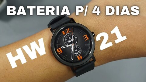 SMARTWATCH HW 21 IP68 + TELA 1,28`+ BATERIA P 4 DIAS ANTES DE COMPRAR, VEJA TUDO QUASE PERFEITO