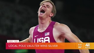 Local pole vaulter wins silver medal in Tokyo