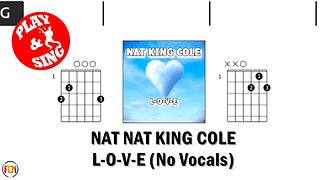 NAT KING COLE L-O-V-E FCN GUITAR CHORDS & LYRICS NO VOCALS
