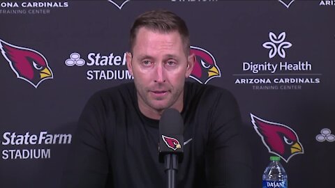 Cardinals HC Kliff Kingsbury out for Browns game after testing positive for COVID-19