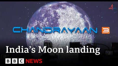 India Moon landing: Chandrayaan-3 spacecraft lands near south pole - BBC