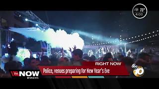 San Diego police, venues preparing for New Year's Eve
