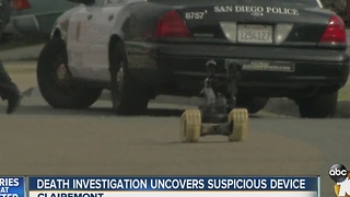 Death investigation uncovers suspicious device