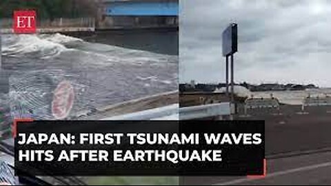 Tsunami waves hit Japan after 7.6 magnitude earthquake