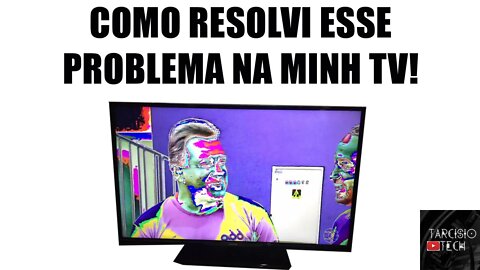 TV LCD ANTIGA COM DEFEITO - RESOLVIDO