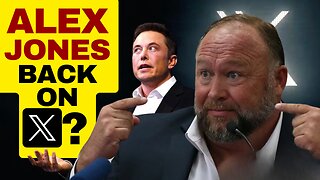 Will Elon Bring ALEX JONES Back To X Twitter #elonmusk #alexjones #radiobaloney