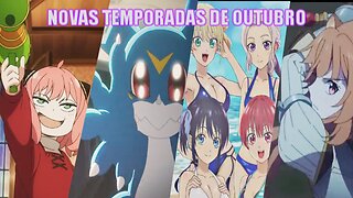 Novas temporadas de animes de outubro 2023 (outono) - Guia e informações e DIGIMON?