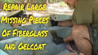 Fiberglass Gelcoat Repair of Large Missing Areas - Boston Whaler Restoration Part 6