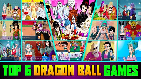Top 6 Popular Anime Games Of Dragon Ball | 2024 | EzrCaGaminG | Part - 4