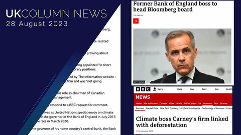 The Hypocrisy Of Them: Mark Carney - UK Column News