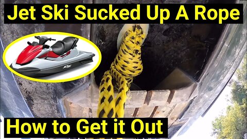Jet Ski Impeller ● How To Remove Rope Tangled Up Inside Your Jet Ski Wave Runner Sea-Doo ✅