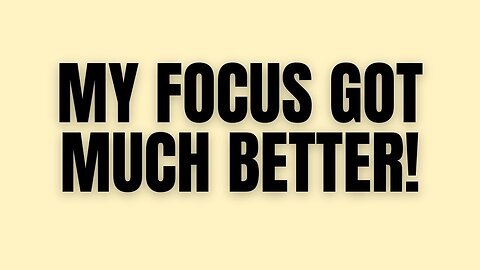 How I boosted my focus and concentration #BoostProductivity, #FocusTechniques, #successhabits