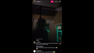 Luh Tyler IG LIVE In The Studio Making A New Bop & Shows Whole Process while High AF (10/04/23) Pt.1