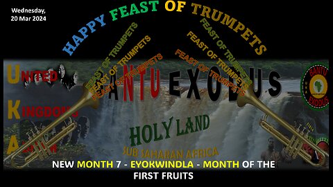 AFRICA IS THE HOLY LAND || HAPPY FEAST OF TRUMPETS TO THE ROYAL HOUSE