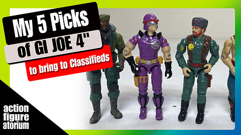 Which classic GI Joe action figures should Hasbro bring back for Classifieds? My top 5 picks.