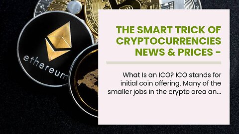 The smart Trick of Cryptocurrencies News & Prices - Markets Insider That Nobody is Talking Abou...