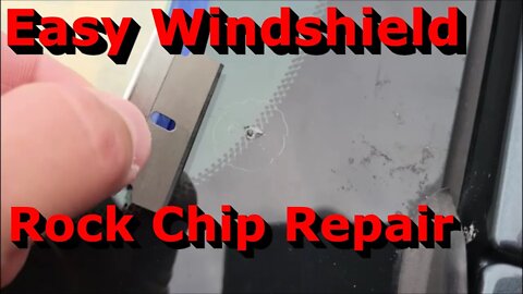 How to Repair a Rock Chip in a Windshield | Fast and Easy Kit