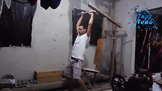 Estacão de Musculação Totalmente Caseira