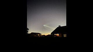 Space X launch as seen from Arizona 10-27-2