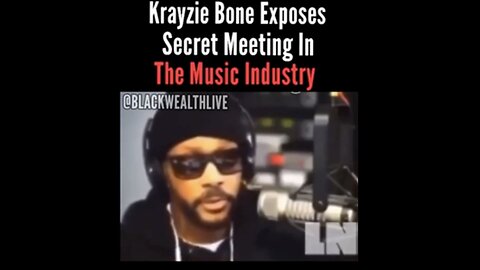 Krayzie Bone Exposes Secret Meeting In The Music Industry