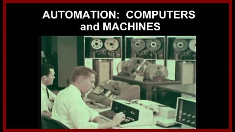 Computers and Machines 1960's Automation, Langendorf Bakery Factory Los Angeles (IBM, CNC, Mag tape)