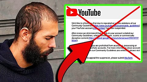 Andrew Tate BANNED From YouTube (Bad News)