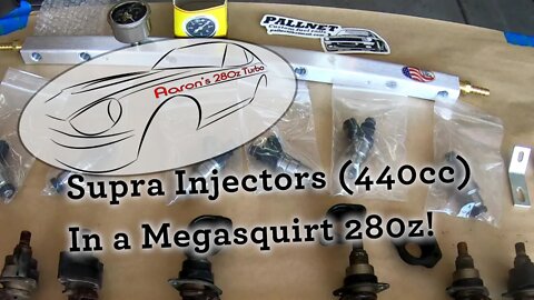 Supra High Flow Injectors in a Datsun 280z Turbo!
