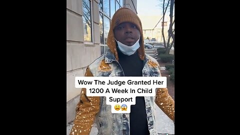 Scornful Ex Takes Her Man To Court, Gets Judge To Make Him Pay $1200 Per Week In Child Support