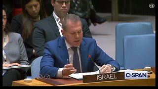 Israeli Ambassador to the U.N. "This is a travesty, and I am disgusted."