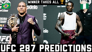 Last Minute UFC 287 Picks