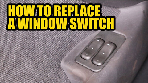 How To Replace A window Switch Vauxhall/Opel Corsa Meriva.