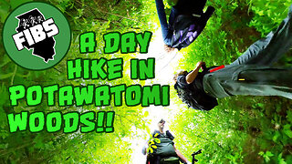 A day hike in Potawatomi Woods, Illinois... to test our gear... and our legs.