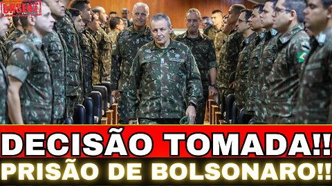 BOMBA!! PRISÃO DE BOLSONARO NO EXÉRCITO!! COMANDANTE TOMA DECISÃO!!