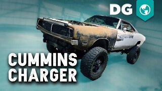 4x4 Lifted '69 Dodge Charger 12v Cummins