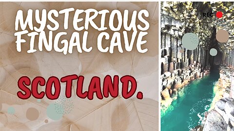 Mysterious Fingal Cave, Scotland. #scotland