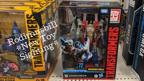 Studio Series 72 Starscream Transformer Bumblebee Movie Voyager Figure -Rodimusbill New Toy Sighting